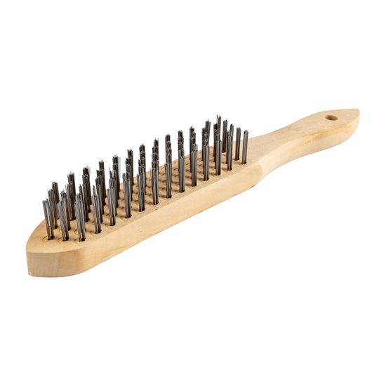 Wire Hand Scratch Brush Wood Handle
